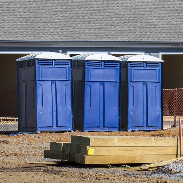 how often are the portable toilets cleaned and serviced during a rental period in Ida Minnesota